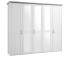 Schlafzimmer-Set >Lebbie< in Pinie Weiß - 241x49x42cm (BxHxT)