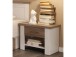 Nachtkommode >Lebbie< in Pinie Weiß Nachbildung - 60x49x42cm (BxHxT)