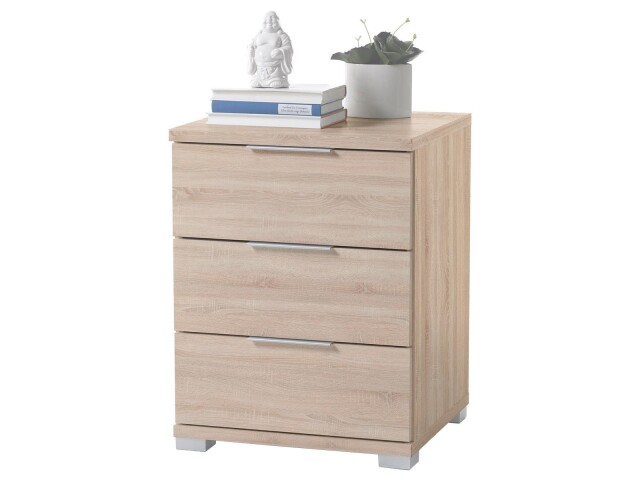 Nachtkommode >Nelli< in Sonoma-Eiche - 46x61x42cm (BxHxT)