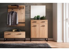 Sitzbank >Torrent< in Grandson Oak Nachbildung - 101x46x38cm (BxHxT)