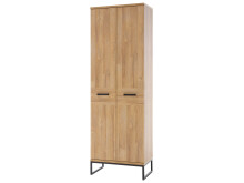 Garderobenschrank >Torrent< in Grandson Oak Nachbildung - 66x196x38cm (BxHxT)