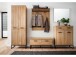Garderobenschrank >Torrent< in Grandson Oak Nachbildung - 66x196x38cm (BxHxT)