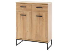 Schuhschrank >Torrent< in Grandson Oak Nachbildung - 81x104x38cm (BxHxT)