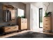 Garderobenpaneel >Torrent< in Grandson Oak Nachbildung - 90x113x28cm (BxHxT)