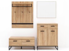 Garderoben-Set >Torrent< in Grandson Oak...