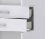Büro-Set >Hamburg III< in Weiß aus Metall - 212,5cm (H)