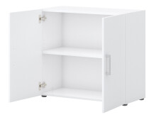 Büro-Set >Hamburg VI< in Weiß aus Metall - 80x33cm (BxH)