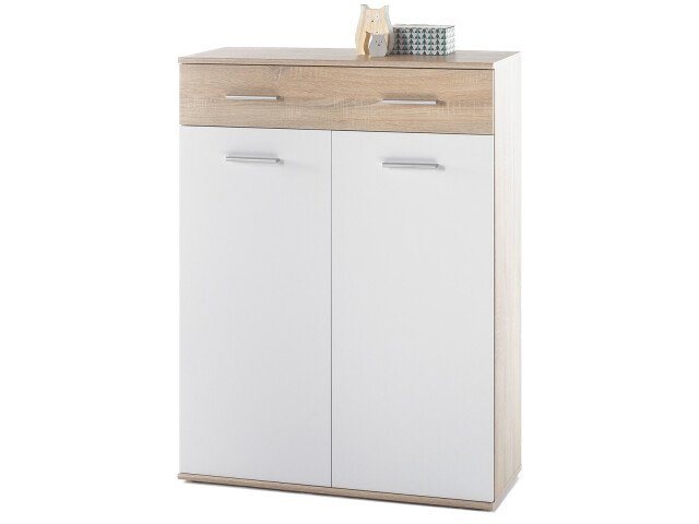 Schuhschrank >Mansfield< in Sonoma-Eiche - 90x120x36cm (BxHxT)