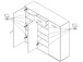 Schuhschrank >Mansfield< in Sonoma-Eiche - 136x120x36cm (BxHxT)