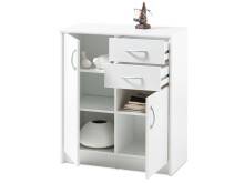Kommode >Olli< in Weiß - 74x86x35cm (BxHxT)
