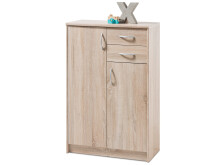 Kommode >Olli< in Sonoma-Eiche - 74x112x35cm (BxHxT)