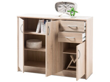 Kommode >Olli< in Sonoma-Eiche - 109x86x35cm (BxHxT)