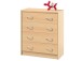 Kommode >Olli< in Buche - 74x86x35cm (BxHxT)