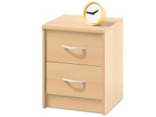 Nachtkonsole >Olli< in Buche - 38x48x35cm (BxHxT)
