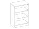Regal >Olli< in Sonoma-Eiche - 54x86x34cm (BxHxT)