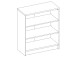 Regal >Olli< in Sonoma-Eiche - 72x86x34cm (BxHxT)