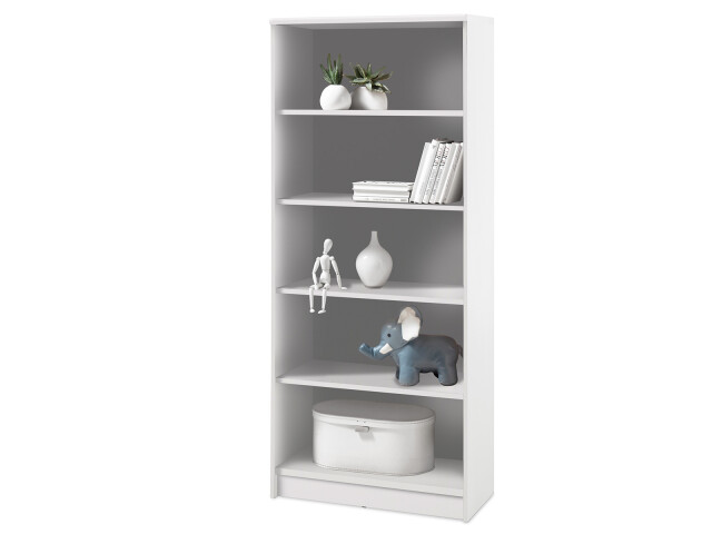 Regal >Olli< in Weiß - 72x148x34cm (BxHxT)