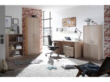 Aktenschrank >Olli< in Sonoma-Eiche - 72x148x35cm (BxHxT)