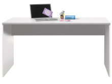 Schreibtisch >Olli< in Weiß - 150x75x75cm...