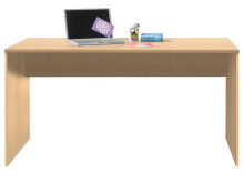 Schreibtisch >Olli< in Buche - 150x75x75cm (BxHxT)