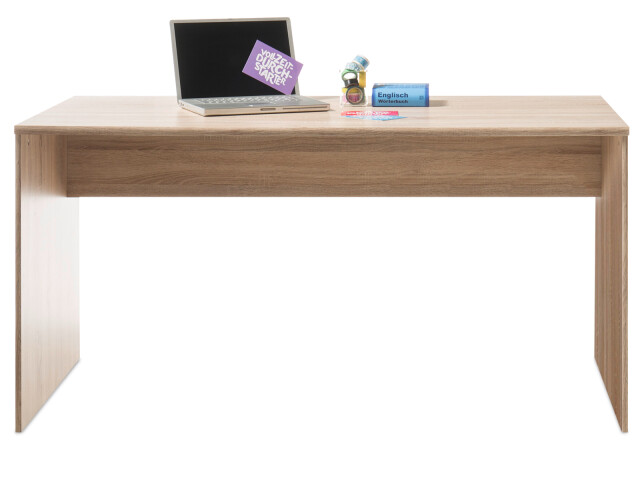 Schreibtisch >Olli< in Sonoma-Eiche - 150x75x75cm (BxHxT)