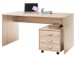 Schreibtisch >Olli< in Sonoma-Eiche - 150x75x75cm (BxHxT)