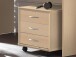 Rollcontainer >Olli< in Buche - 46x48x54cm (BxHxT)