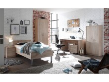 Rollcontainer >Olli< in Sonoma-Eiche - 46x48x54cm (BxHxT)