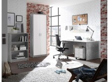 Rollcontainer >Olli< in Beton - 46x48x54cm (BxHxT)