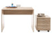 Schreibtisch >Olli< in Sonoma-Eiche - 106x75x75cm (BxHxT)