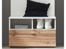 Sitzbank >Fee< in Wildeiche aus Kunststoff -...