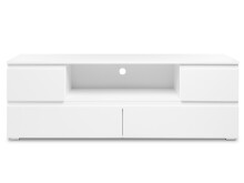 TV-Board >Ravenna< in Weiß Matt - 160x55x40cm (BxHxT)
