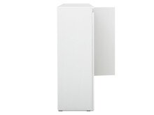 Schuhschrank >Ravenna III< in Weiß/Matt - 137.6x109x37cm (BxHxT)