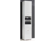 Hochschrank >Barnsley< in Weiß aus MDF -...