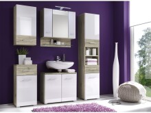 Unterschrank >Barnsley< in San Remo Eiche aus MDF - 38x78x31cm (BxHxT)