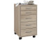 Rollcontainer >Pit< in Eiche - 33x63,5x38cm (BxHxT)