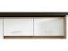 Hängeschrank >Arlington I< in chrom matt aus Metall - 120x38x38cm (BxHxT)