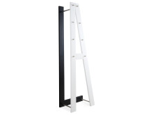 Garderobenpaneel in Schwarz/Weiß - 55x180x35cm (BxHxT)