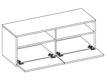 TV-Board >Ruth I< in Sonoma-Eiche - 95x36x35cm (BxHxT)