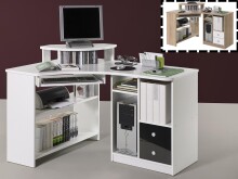 Eckschreibtisch >Marcel< - 135x94x95cm (BxHxT)