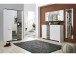 Garderobenpaneel >Mila< in Weiß aus Metall - 48x170x29cm (BxHxT)