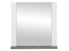 Wandspiegel >Mila< in Weiß - 66x70x14cm (BxHxT)
