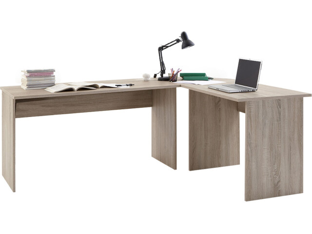 Schreibtisch >Johan< in Eiche - 205x76x65cm (BxHxT)