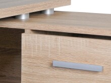 Eckschreibtisch in Eiche - 136x75x68cm (BxHxT)