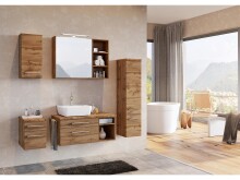Aufsatzwaschbecken >Davos< aus Keramik - 45x14x42cm (BxHxT)
