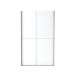 Schwebetürenschrank >Fred< in Weiß - 125x195.5x38cm (BxHxT)