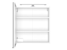 Badezimmer-Set >Davos< (6-teilig) in Weiß Wotan Eiche Nachbildung - 170x47 (BxT)
