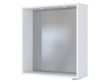 Badezimmer-Set >Davos< (6-teilig) in Weiß Wotan Eiche Nachbildung - 200x47 (BxT)