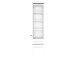 Badezimmer-Set >Davos< (6-teilig) in Weiß Wotan Eiche Nachbildung - 200x47 (BxT)