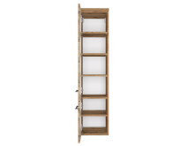 Badezimmer-Set >Davos< (6-teilig) in Wotan Eiche Nachbildung - 170x47cm (BxT)